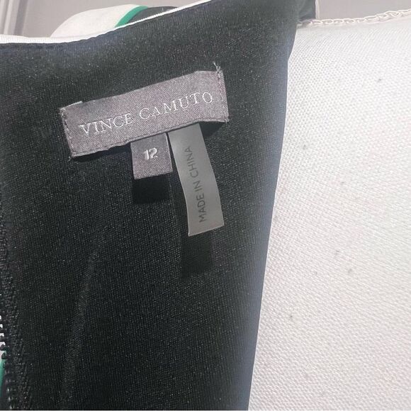 NWT Vince Camuto sleeveless midi dress women's size 12 in black - Picture 10 of 10